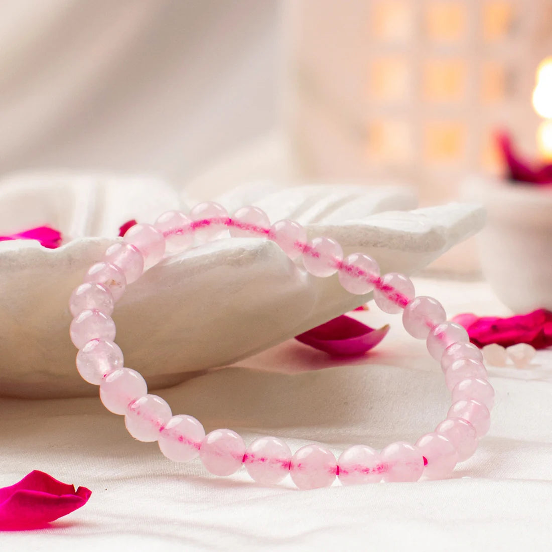 Love Attraction Bracelet (Original Rose Quartz)